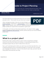 A Beginner's Guide To Project Planning