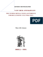 Linssen, Marc J. H. the Cults of Uruk and Babylon_ the Temple Ritual Texts as Evidence for Hellenistic Cult Practises (Cuneiform Monographs)-Brill Academic Publishers (2003)