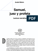 (Cuadernos Bíblicos) Andre Wenin_ Nicolás Darrícal (Tr.) - Samuel, Juez y Profeta_ Lectura Narrativa-Verbo Divino (1996)