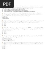 Online Test 3 - Cost of Capital