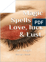 Feitico Magico Para o Amor,Sorte e Luxuria .Carl Nagel