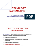 Nastavni Sat Metodika matematikeII 01.03 Peto
