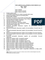 Subiecte Examen Stiinte Comportamentale MD1 2011 - 2012 FINAL