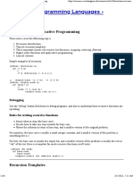 CSE 341 - Recursion and Applicative Programming 2006a
