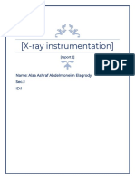 (X-Ray Instrumentation) : Name: Alaa Ashraf Abdelmoneim Elagrody Sec.:1 ID:1