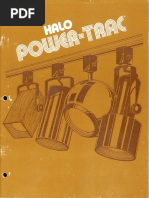 Halo Power Trac Lighting Catalog 1975