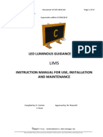 Painel de Sinalização Vertical Lims - Manual Técnico - en