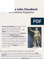 Dinastia Iulio-Claudiană Octavianus Augustus