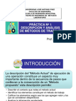 Práctica #1 Descripción y Análisis de Mètodos de Trabajo