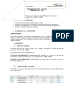 Informe de Auditoria Cartera Antioquia Agosto 2019