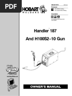 Download Handler 187 and H100S2-10 Gun Owners Manual by Hobart Welding Products SN49970986 doc pdf
