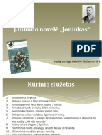 J Biliuno Novele Joniukas (Mokslobaze - LT)