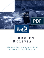 El Oro en Bolivia Mercado Produccion y Medio Ambiente