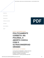 Politicamente Correto_ Na Polónia, o aborto choca com o ultraconservadorismo – Jornal Universitário do Porto