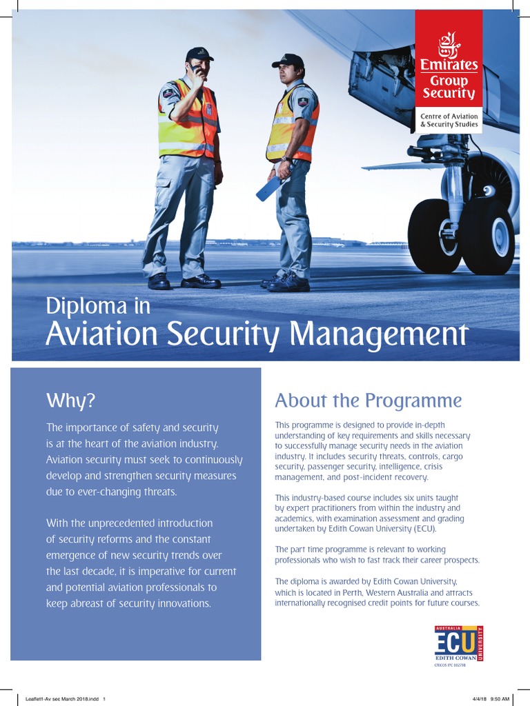 Diploma in AVSEC Management | PDF | Bachelor's Degree | Diploma