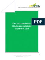 Plan anticorrupción Ecopetrol 2019