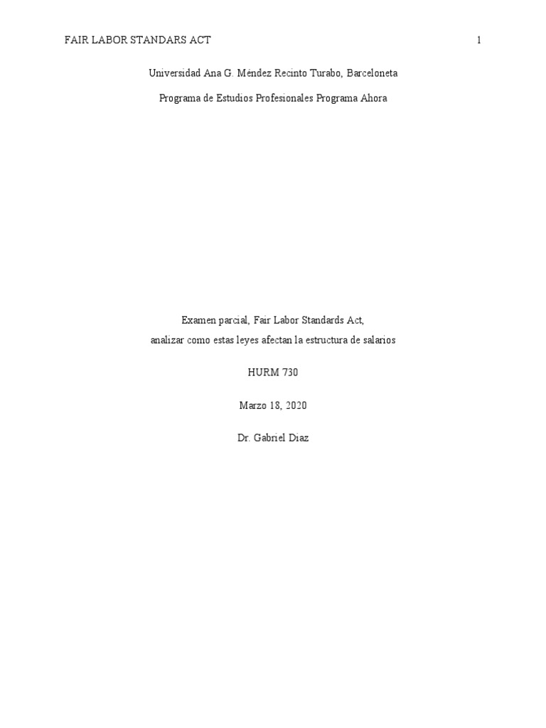 Hoja de datos #21: Requisitos para preservar los Registros conforme a la  Ley de Normas Razonables de Trabajo (FLSA-abreviatura en inglés)