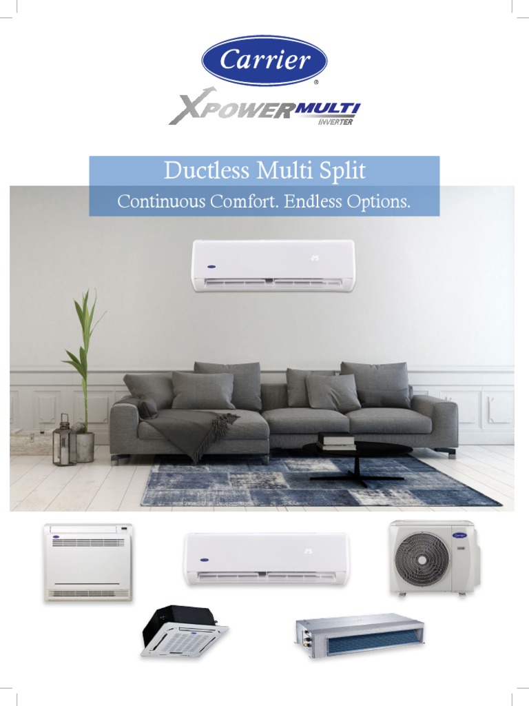 Carrier Multi Split System Overview | PDF | Air Conditioning | Applied ...