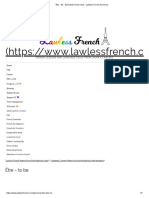 Être - Be - Essential French Verb - Lawless French Grammar