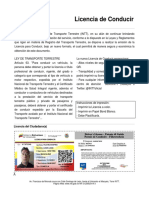 Licencia de Conducir LENIN JOSE PDF