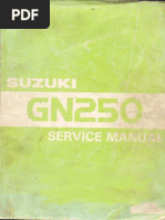 GSX150 Service Manual Overview | PDF | Ignition System | Motor Oil