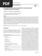 SGA: Spatial GIS-based Genetic Algorithm For Route Optimization of Municipal Solid Waste Collection