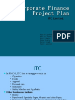 Corporate Finance Project Plan
