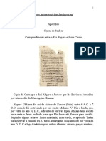 Correspondencia Entre o Rei Abgaro e Jesus Cristo