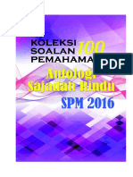 100 Soalan Pemahaman Antologi Sejadah Rindu t5