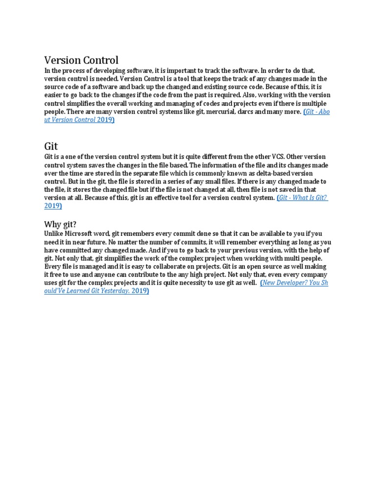 Understanding Git for Version Control | PDF | Version Control ...