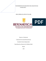 Actividad 3 - Procedimientos Establecidos para Seleccionar Contratista