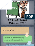 La Oratoria Individual