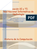 Aplicación SI y TI: Red Nacional Informática de Nefrología
