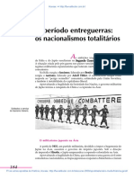 O período entreguerras: os nacionalismos totalitários na Alemanha, Itália e Japão