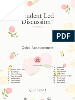 Student Led Disscussion