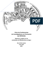 Libro de Resúmenes Del Ciclo de Investigadores en Formación Del PEFSCEA