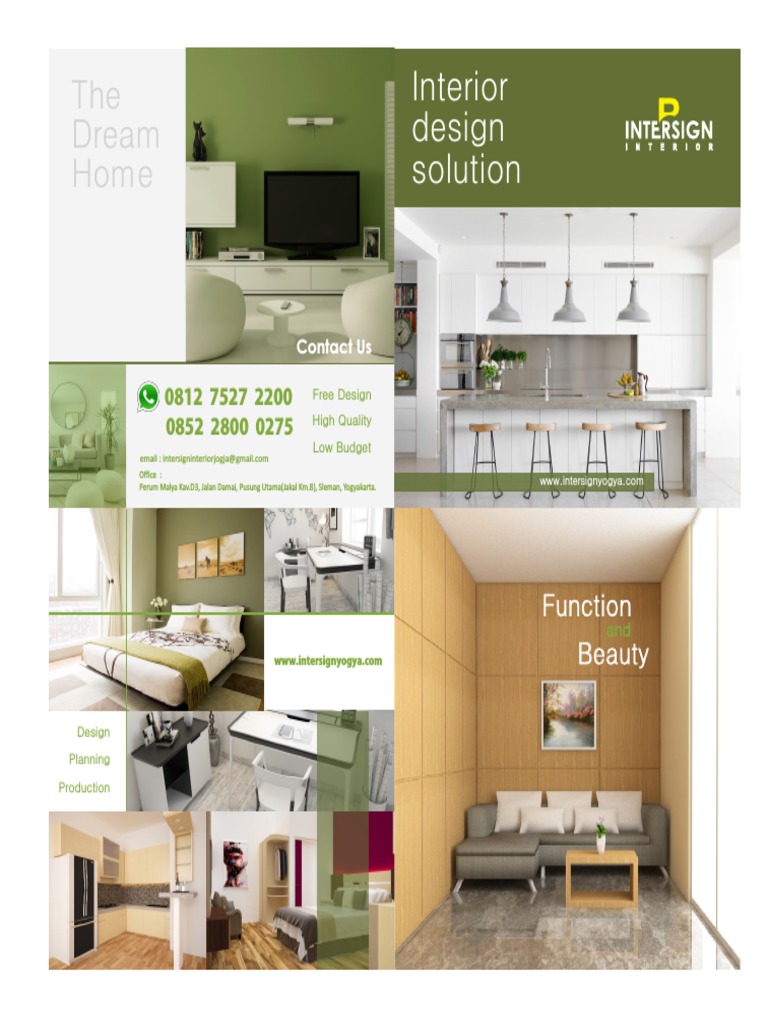 The Dream Home: Interior Design Solution | PDF