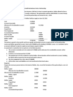 Problem #7 A Sole Proprietorship and An Individual With No Business Form A Partnership