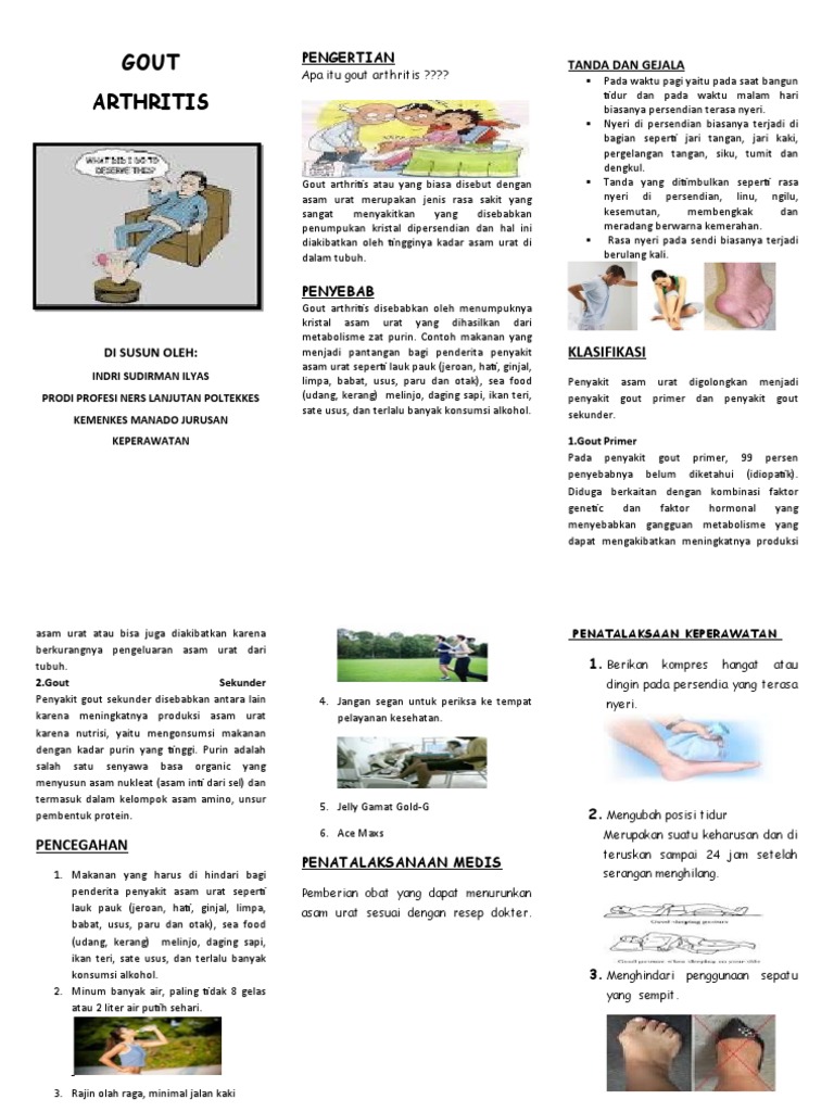 Leaflet Gout Arthritis Pdf