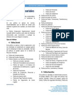 Estructura de Políticas Empresariales Gestión Por Competencias