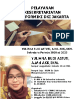 Pelayanan Kesekretariatan DPD Pormiki Dki Jakarta