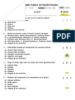 FP Examen Ejemplo de Fisiopatología