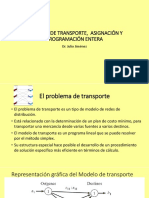 Semana 2 - Modelos de Transporte, Asignación y Programación Entera