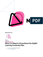 What You Need To Know About The Deped Learning Continuity Plan