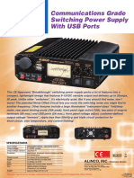 DM-330FXE DM-330FXT: Communications Grade Switching Power Supply With USB Ports