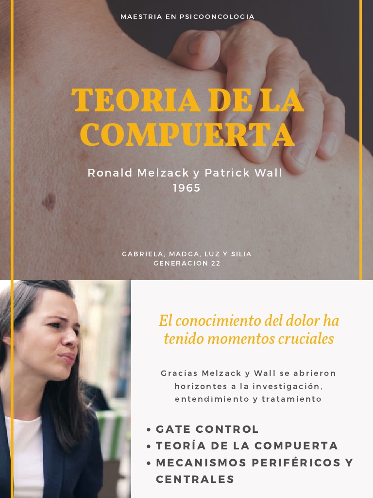 Teoria de La Compuerta PDF Dolor Evaluación neuropsicológica