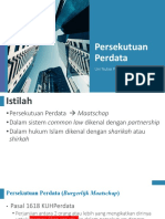 Persekutuan Perdata: Uni Tsulasi Putri, S.H., M.H