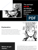 The Perhaps Accidental Gay-Coding of Kirishima Eijirou