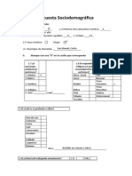 Encuesta Sociodemografica