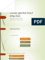 Lower Genital Tract Infection: Prepared By: Nibal Shawabkeh Supervised By: Dr. Saada Jaber